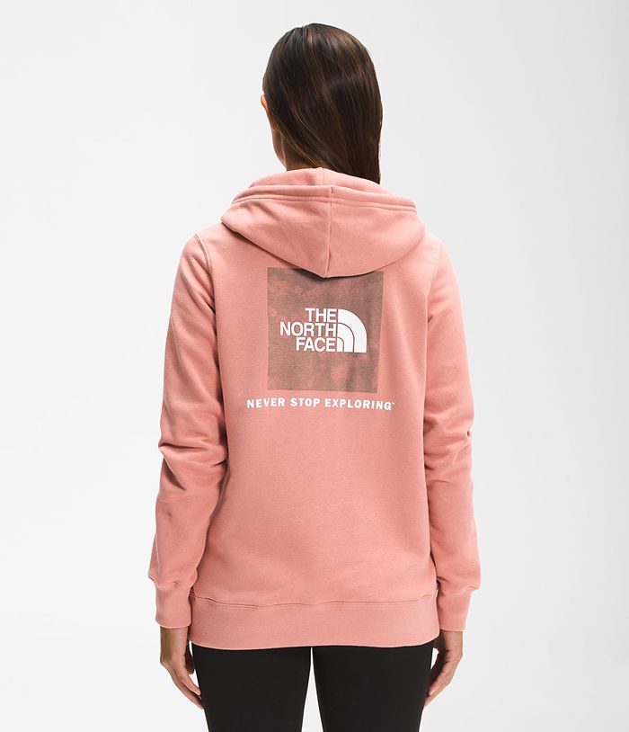 The North Face Hoodie Dames Box Nse Pullover UCHG38479 - Roze